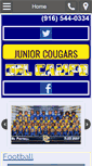 Mobile Screenshot of dcjrcougars.org